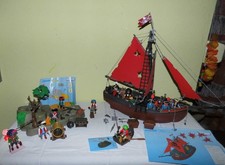Playmobil Piraten Schiff Roter