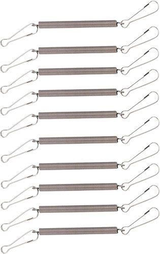 Stück feder mit clips - 10,