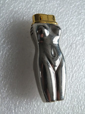 Vintage -  Gasfeuerzeug - Frau - Skulptur - Erotik   - funktioniert - MG 52