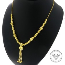 SONDERAKTION WERT 1.260,- Kugel Collier Kette 585 Gold 14k 14 KT 52cm XXYY