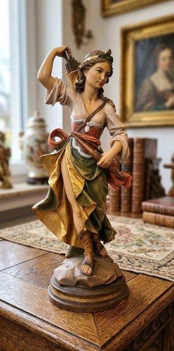 Holzfigur diana göttin - diana, –