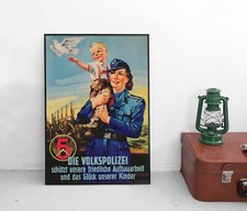 Poster ddr die volkspolizei - ddr,