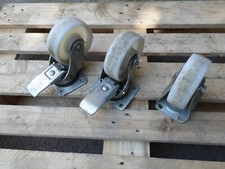 Blickle Rollen 150 x50  lenkbar mit Bremes Kugellager Kunststoff  starr 300 kg