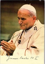 Autogrammkarte Johannes Paul