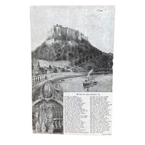 Postkarte königstein sage - ak,