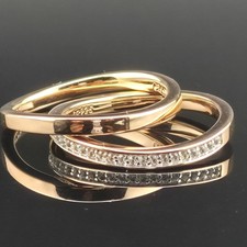 925 Silber 2 er Set Ring