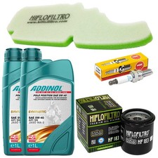 Luftfilter Wartung ÖL 2L Ölfilter Zündkerze für Vespa LX 150 ie 2V LX150 2005-12