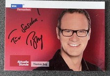 Thomas Bug Autogrammkarte WDR Fernsehen  original signiert 
