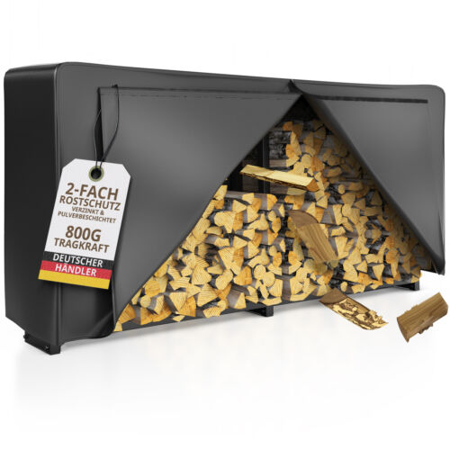 Kaminholzregal aussen metall