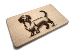 Frühstücksbrettchen Dackel