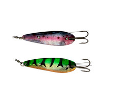 2  Stück Blinker mit Krautschutz Hechtblinker Barschblinker