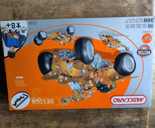 Meccano set motor design - 3v, 3