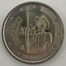 2 Euro Gedenkmünze Spanien