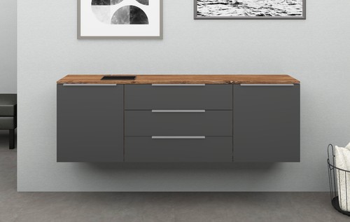 Sideboard 166cm schubkästen - sideboard, 3