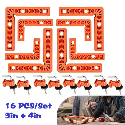 8tlg winkelspanner set - 8tlg, 4"