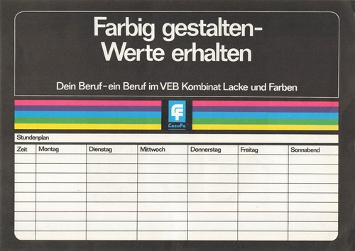 Stundenplan veb kombinat - -,