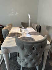Stikbal tisch mit samt - tisch,
