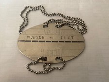 BW Bundeswehr Erkennungsmarke