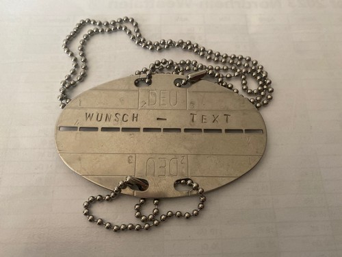 Bundeswehr erkennungsmarke - bundeswehr,