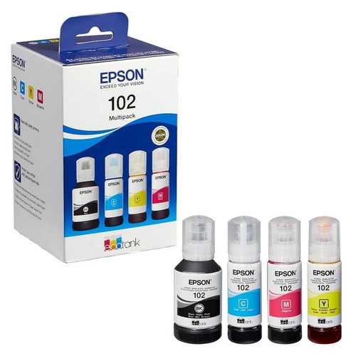 Epson 102 schwarz - cyan, mageta