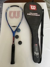 Squash Schläger Wilson Titanium + Tasche + 3 Bälle