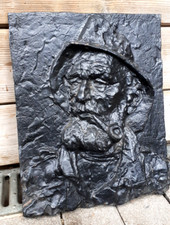 33cm 9,7kg Gusseisen Wandbild