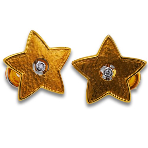 Ohrclips ohrschmuck stern - ohrschmuck,