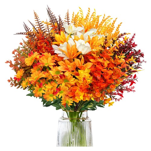Herbstdeko kunstblumen set - herbstdeko,