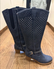 Jenny Stiefel blau Schaft mit