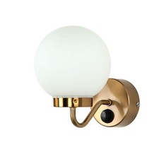 Wandlampe mit Schlater Weiß