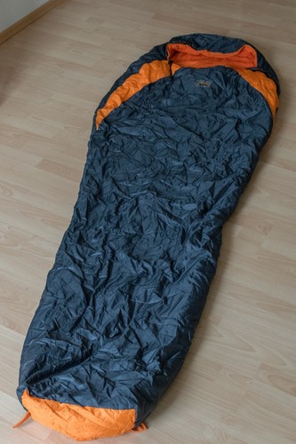 Open air schlafsack mumie - air, grau