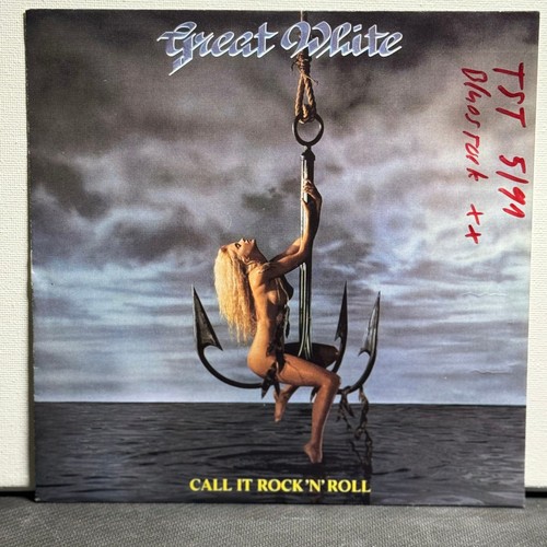 Vinyl great white schallplatte - white,