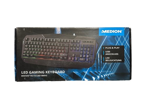 Led gaming keyboard medion - led,