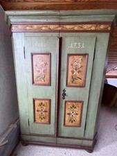 Bauernschrank bemalt vintage - bauernschrank,
