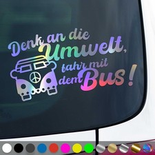 Fahr Mit Dem Bus Aufkleber