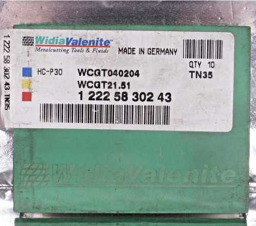 Wendeplatten wcgt 040204 - ,