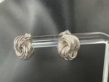 Ohrringe Ohrstecker  925 Silber Knoten Design ArtNr F 33