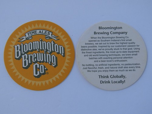 Bier untersetzer bloomington - bier,