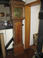 Antike Standuhr England Mahagoni läuft und schlägt einwandfrei Höhe 215 cm