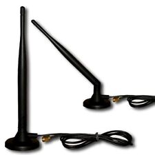 5 dBi WLAN OMNI ANTENNE | MAGNETFUß | RP-SMA , 1m KABEL