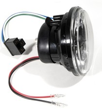 4" H4 Scheinwerfereinsatz m. klarer Lichtscheibe Universal Motorrad Auto US Car