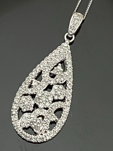 Art deco 5ct diamant collier - diamant,