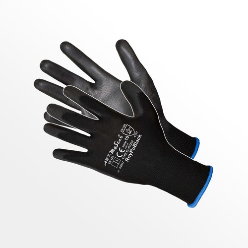 Schwarze montagehandschuhe - schwarze,