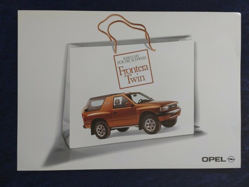 Opel frontera twin prospekt - frontera,
