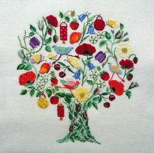 Stickbild-Kreuzstich- acufactum -point de croix-Sommer- V&H-Garn- Leinen-shabby