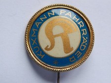 Kuxmann Fahrräder Anstecknadel Zelluloid original Vorkrieg