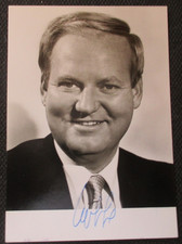 seltene Original Autogrammkarte alter Zeit ! Handsigniert DIETRICH STOBBE MdB