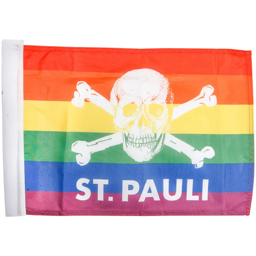 Pauli fahne totenkopf - fc,