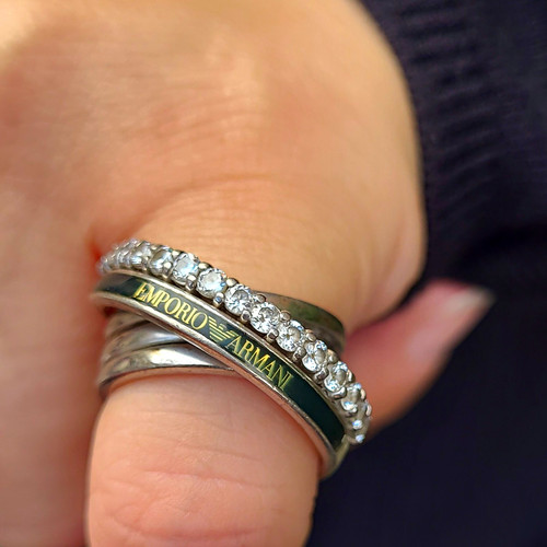 Emporio armani ring silber - emporio, ring,