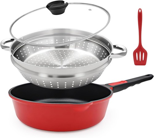 Pfanne 28cm mit deckel - 28cm,